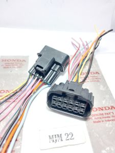 Socket soket Kabel motor Waterproof anti air pin 12 Male Female Honda Vario 125 Vario 150 original