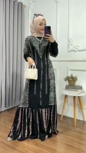 GAMIS TWILL KANCING REMPEL BAWAH HITAM BUSUI