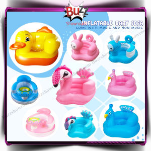 Inflatable Baby Sofa Tiup Bayi Belajar Duduk Baby Seat Bebek Musik