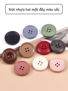 Nút Đầy Màu Sắc Dành Cho Nam Và Nữ Áo Khoác Cardigan Áo Len Áo Gió Len Phù Hợp Với Nút Áo Khoác Phụ Kiện May Vá Diy