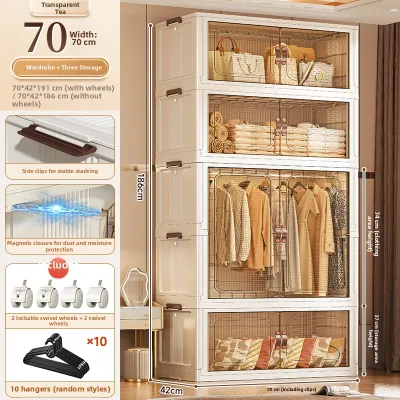 XINGYOU | Bedroom Clothes Storage Folding Cabinet