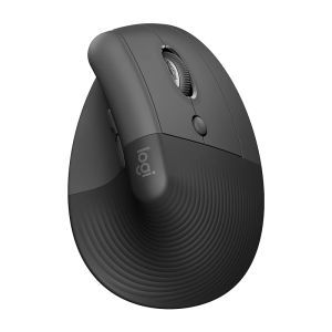 Logitech | logitech Lift Vertical Ergonomic Wireless Mouse With Silent Click Bluetooth/USB Dual Mode For PC Laptop Tablet