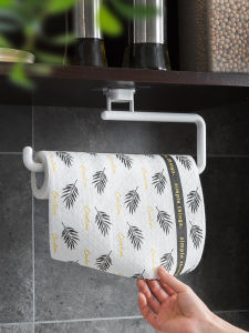 South Korea Dehub Kitchen Towel Rack Creative Punch-Free Paper Holder Bathroom Wall Towel Rack Roll Stand
