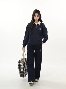 Áo Sweater Dài Tay Phong Cách Bình Dân
