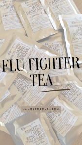 Flu Fighter Tea - Wedang Jahe Kencur Jeruk JKJ - Teh Rempah Teh Rimpang Teh Herbal - Herbal Blend by Jamu Gendul 88
