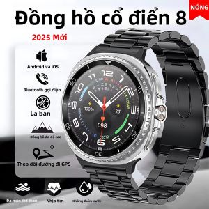 Đồng Hồ Thông Minh New Watch 8 NFC 2025 Theo Dõi Nhịp Tim Oxy Máu/giấc Ngủ Sức Khỏe Gọi Bluetooth Chống Nước Thiết Bị Theo Dõi Thể Dục Dành Cho Android Và iOS