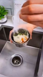 [100pcs] Kitchen Sink Strainer Net Filter Sink Basket Bag Drain Filter Net help Prevent Clogs 过滤网