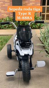 Tricycle PMB M-888A Sepeda Roda Tiga Model Motor Goes Sepeda Anak