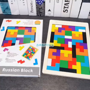 Bảng ghép hình gạch Tetris size đại ghép gạch thông minh đồ chơi phát triển trí tuệ cho bé