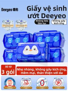 DEYOU | Family Value Pack Wet Toilet Tissue 80 Sheets