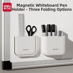 deli | Magnetic Whiteboard Pen Holder High Capacity
