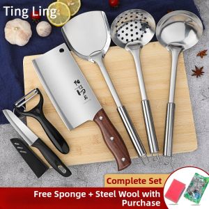 All-in-one Kitchen Knife and Cutting Board Set