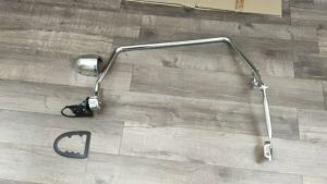 J134S08 CHROME MIRROR ARM SET HINO DUTRO WU720 XZU720 LORRY TRUCK AKSESORI