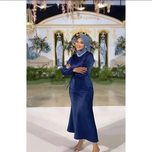 DRESS DARLA SILK SATIN SERUT LONG DRESS SATIN SERUT DRESS KONDANGAN BRIDESMAID VIRAL FRIENDLY apparelplace