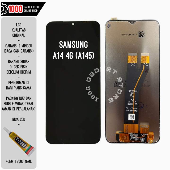 LCD Touchscreen Samsung Galaxy A14 4G ( A145 ) Kualitas Terbaik