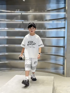Bộ đồ mùa hè bé trai bộ quần áo bé trai mùa hè mẫu BFH size 18-50kg bộ đồ cộc tay bé trai chất cotton thoáng mát