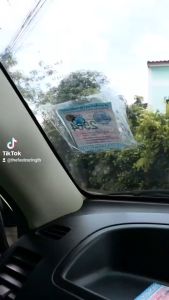 แผ่นติดป้ายพรบ กรอบป้ายภาษี พรบ รถยนต์ อะคริลิค วัสดุเกรดดี