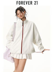 Forever21 | Retro Reversible Loose Standing Collar Jacket