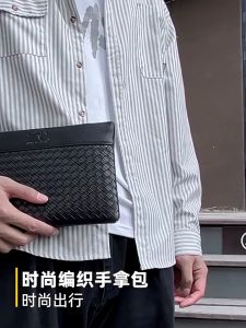 Tas Tangan Pria JUNZIDAISHU Terbaru Dompet Clutch Pria Premium Dompet Besar Laki laki Kulit Sintetis Dompet Bisnis Model Keren Klasik Terlaris