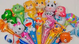 ลูกโป่งวันเกิด ลูกโป่งการ์ตูนสำหรับงานแต่งงานของเด็กเล่น 50pcs