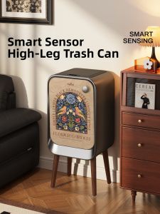 MEISD | Smart Sensor Trash Can Retro Vintage Style 2026 New
