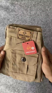 Celana Cargo Panjang Anak Laki - Laki 1 - 12 Tahun Green Army