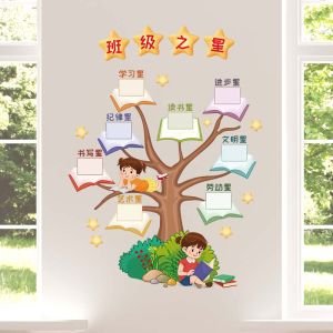 Classroom Star Wall Decals Nursery Education Culture Building Blackboard Report Motivational Stickers Childrens Room Decor