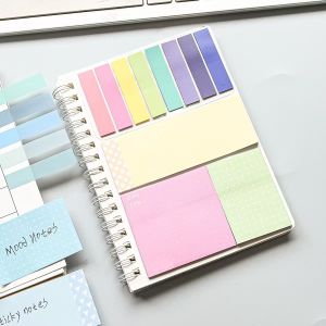 Sổ Tay Hình Xoắn Ốc Màu Pastel Kèm Giấy Ghi Chú Và Tab Chỉ Mục Miếng Dán Ghi Nhớ Tự Dính Dùng Cho Danh Sách Việc Cần Làm Đồ Dùng Văn Phòng Phẩm Học Sinh.