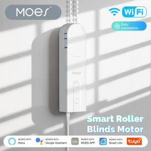 Tuya WiFi Smart Curtain Motor MOES Electric Roller Blinds Driver Alexa Google Home Voice Control Automatic Pull Cord Chain​​