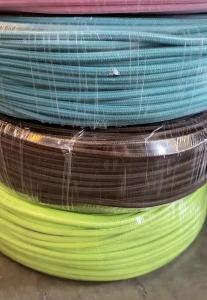 2m 3m 5m 10m dây điện dệt tròn 2 lõi được chứng nhận VDE dây bện màu cáp vải dây nguồn đèn vintage