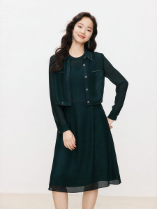 Koradior | Elegant Spring Commute Versatile Two-piece Dress
