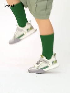 SG 🇸🇬 Seller/KATETU childrens sports shoes boys spring new mesh breathable anti slip童鞋运动鞋男童春季新款网眼透气防滑女童跑步鞋X4AF012