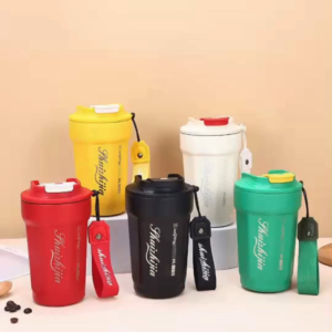 (พร้อมส่งในไทย) แก้วเก็บความเย็น ความจุ 430ml. สแตนเลส 316 แก้วเยติ แก้วเก็บความร้อน แก้วเก็บอุณหภูมิ พกพาสะดวก พร้อมสายคล้องมือ แก้วกาแฟ