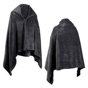 foreverlily Electric Heating Blanket shawl Multifunctional Warming Blanket Heating Pad Cold-Proof USB Washable Portable With Zipper/Pocket Traveling Office Home Shoulder Neck Knee Back