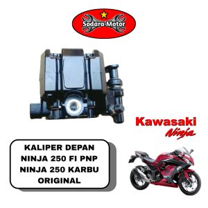 KALIPER PALABABI DEPAN NINJA 250 FI PNP NINJA 250 KARBU ORIGINAL