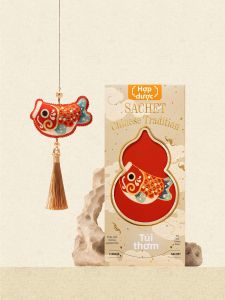 Good Luck Carp & Herbs Sachet