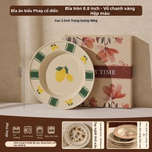 Đĩa Sứ Pháp Cổ Điển