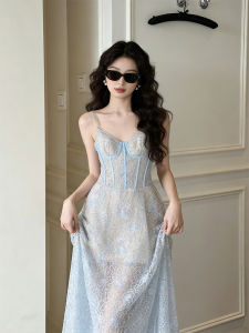 Elegant Lace Spaghetti Strap Dress