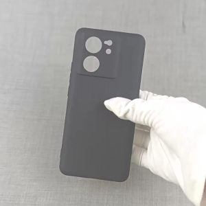 XIAOMI 13T 13TPRO เคสซิลิโคนด้าน เป็นการละเอียดผิวทราย สีดำ