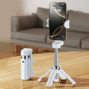 Gậy Selfie Siêu Nhỏ Di Động Có Điều Khiển Từ Xa Bluetooth Giá Đỡ Điện Thoại Đa Năng Dùng Cho Phát Sóng Trực Tiếp Phụ Kiện Chụp Ảnh Di Động Bằng Thép Không Gỉ