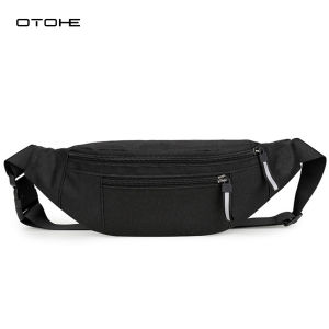 OTOHE กางเกงเอวยูนิเซ็กส์กระเป๋ากระเป๋าหน้าอกกีฬากลางแจ้งกระเป๋ากันน้ำขนาดใหญ่ความจุโทรศัพท์กระเป๋าสะพายลำลองแฟชั่นฟิตเนสกีฬาพักผ่อนกระเป๋าสตรีทสำหรับนักศึกษาวิทยาลัย