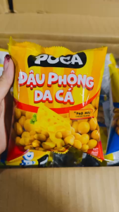 Thùng 40 Gói Đậu Phộng Da Cá Poca 68g Đủ Vị