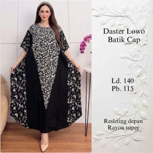 DASTER LOWO CAP MOTIF TERBARU LD 140 CM SIZE JUMBO RESLETING DEPAN