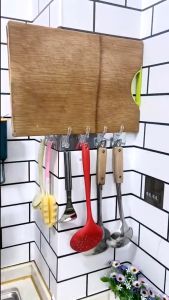 Móc Treo Quần Áo Dán Tường 6 Chấu - Treo Khăn Lau Đồ Dùng Nhà Bếp Phòng Tắm Đa Năng MIFAN 2021 - Chịu Lực 15kg