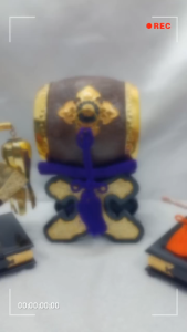 [ Woosilver ] Set 3 Decor Mini Á Đông – Quạt/Trống/Chuông – Secondhand – BB111