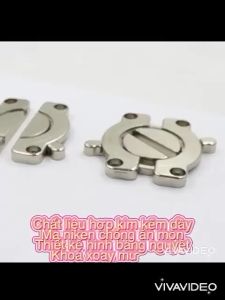 CHỐT KHÓA DẸP 2 MẢNH. KHÓA XOAY DÙNG CHO CỬA 2 CÁNH PHẲNG. 1151