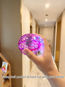 Treasure Goodthing✨Flying Ball Boomerang Flyorb Rotating Drone Magic With LED Lights Drone Hover Spinner Fidget Toys childrens gift