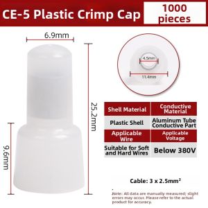GONGFUMEN | Nylon Quick Connect Wire End Cap