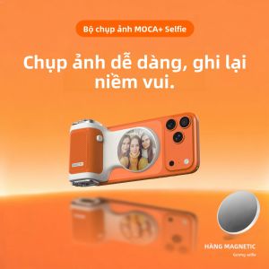 COMITOK MOCA Phụ Kiện Camera iPhone 1Click Lens Flip Shutter Grip Với Điều Khiển Từ Xa Có Thể Tháo Rời Đèn Bổ Sung Tùy Chọn Gương Dành Cho Điện Thoại Thông Minh