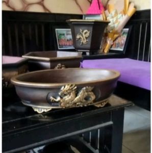 Pot Oval Naga 40x27cm